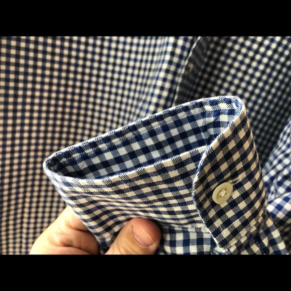 Vineyard Vines Men’s Blue Checked Shirt - Picture 5 of 7